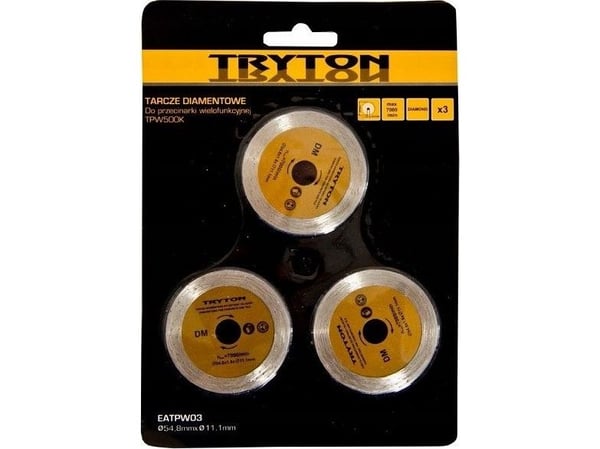 Tryton diamantskivesett 54,8x11,1 mm til TPW500K 3 stk. - EATPW03