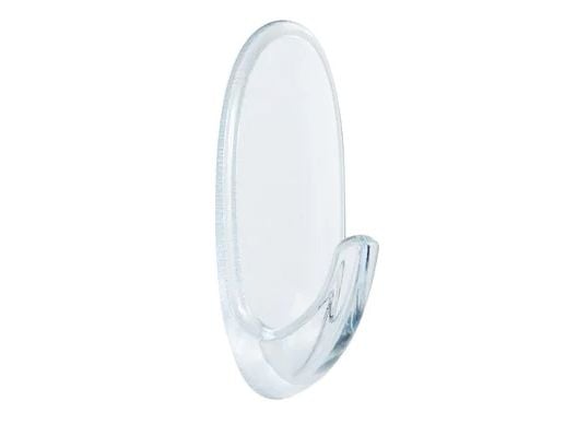 3M 17091AWFGN, Utendørs, Redskapskrok, Gjennomsiktig, Limstrimmel, 0,9 kg, Glass, Malt vegg, Tre