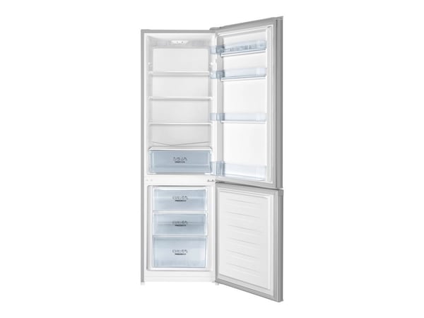 Gorenje RK4182PS4 - Kjøleskap/fryser - bunnfryser - bredde: 55 cm - dybde: 55.7 cm - høyde: 180 cm - 269 liter - Klasse E - grå