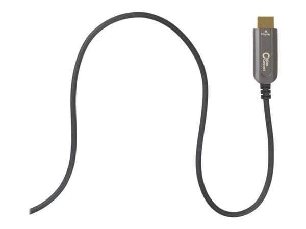 MicroConnect Premium - Adapterkabel - DisplayPort han til HDMI han - 30 m - hybridi kobber/fibertoptik - lajittelu - 4K60Hz (4096 x 2160) -tuki