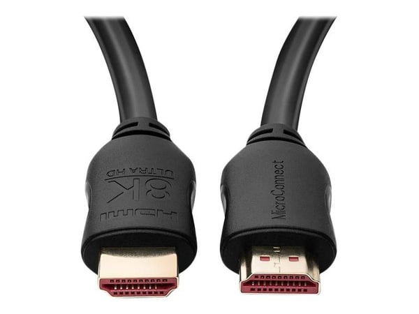 Microconnect MC-HDM19190.5V2.1 HDMI-kabel 0,5 m HDMI Typ A (Standard) Svart (MC-HDM19190.5V2.1)