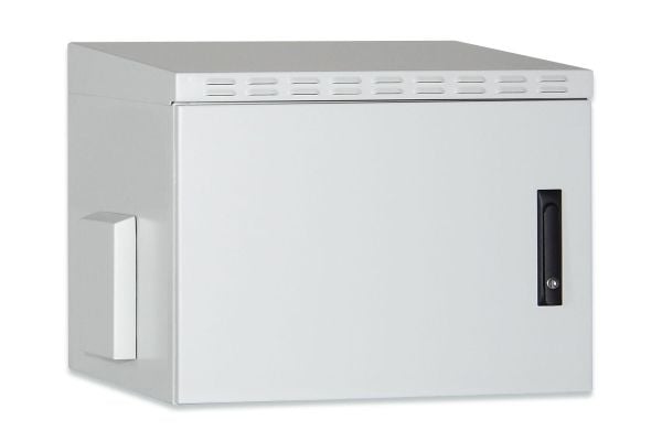 Digitus DN-19 12U-6/6-I-OD - Skap - veggmonterbar - grå, RAL 7035, pulverbelegg - 12U - 19"