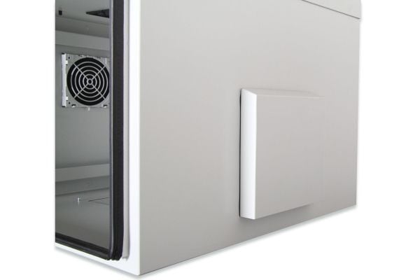 Digitus DN-19 12U-6/6-I-OD - Skap - veggmonterbar - grå, RAL 7035, pulverbelegg - 12U - 19"