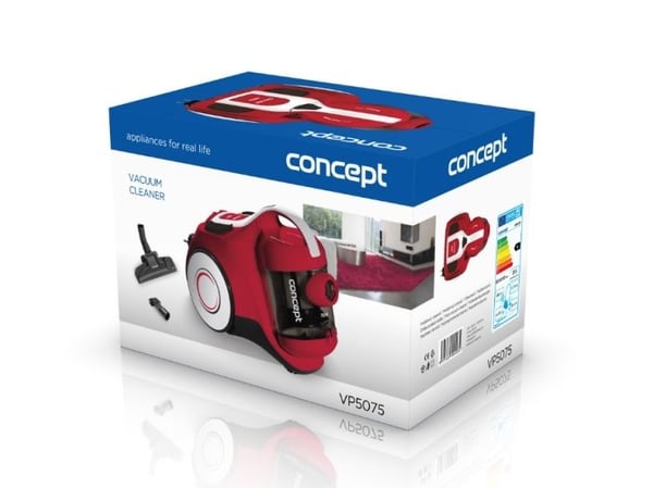 Concept VP5075, 700 W, Sylindervakuum, Tørr, Uten pose, 1,5 l, Syklonisk