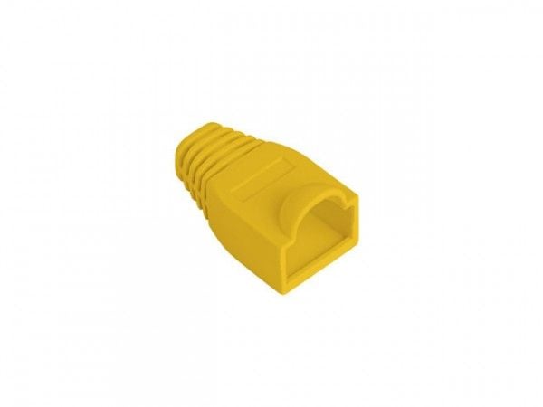Lanberg PLB-1000-Y, Kaapelikenkä, Keltainen, Polyvinyylikloridi (PVC), RJ-45, 100 kpl
