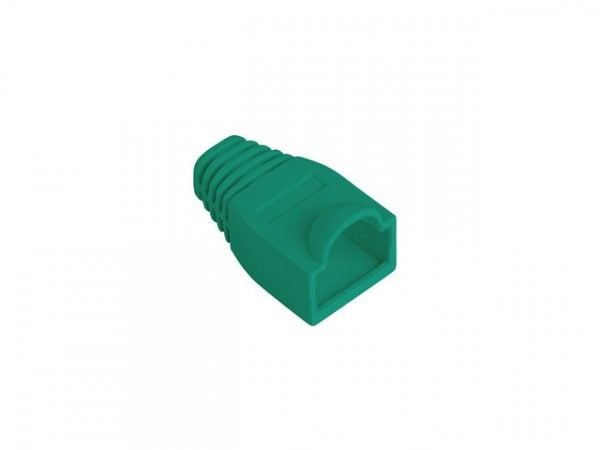 Lanberg - Nettverkskabeloppstart - strain relief, RJ-45 - grønn (en pakke 100)