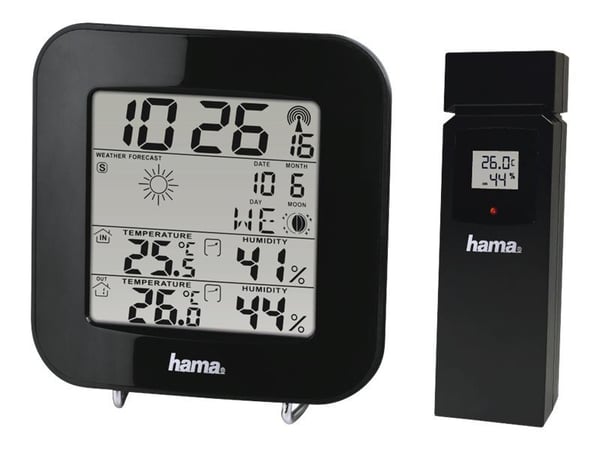 Hama EWS-200, Musta, Akku