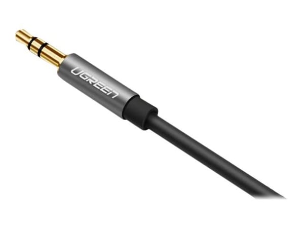 Ugreen - Hodetelefonsforlengelseskabel - mini-phone stereo 3.5 mm hann til mini-phone stereo 3.5 mm hunn - 2 m - dobbeltisolert - svart