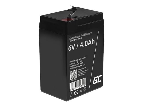 Green Cell - UPS-batteri - 1 x batteri - Sealed Lead Acid (SLA) - 4 Ah - svart