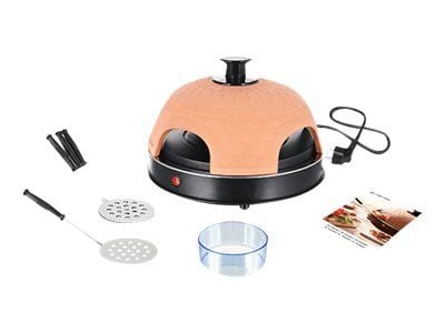 Emerio PO-115985 Pizzarette - Pizzaovn - 900 W - terrakottaoransje