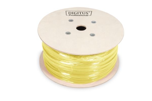 DIGITUS Professional - Samlet kabel - 500 m - SFTP - CAT 7a - IEEE 802.5/IEEE 802.3 - halogenfri, solid - gul, RAL 1016