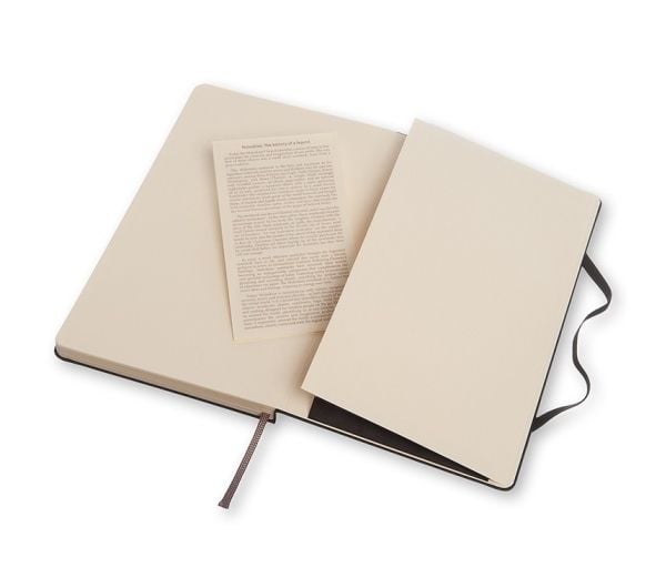 Moleskine Classic, Monokromatisk, Sort, 240 ark, 70 g/m², Prikket rutenettpapir, Innbundet (hardcover)