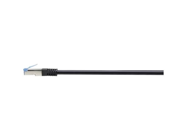 Renkforce RF-4673684, 3 m, Cat6a, S/FTP (S-STP), RJ-45, RJ-45, Sort