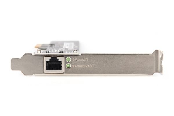 Digitus DN-10135, Sisäinen, Langallinen, PCI Express, Ethernet, 2500 Mbit/s, Musta