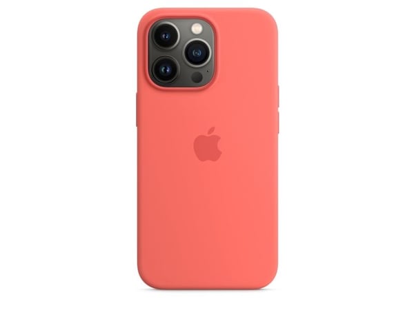 Apple - Bakdeksel til mobiltelefon - med MagSafe - silikon - rosa pomelo - for iPhone 13 Pro