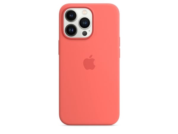 Apple - Bakdeksel til mobiltelefon - med MagSafe - silikon - rosa pomelo - for iPhone 13 Pro