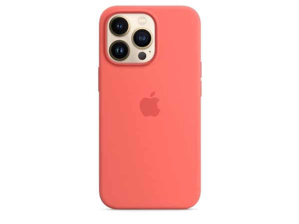 Apple - Bakdeksel til mobiltelefon - med MagSafe - silikon - rosa pomelo - for iPhone 13 Pro