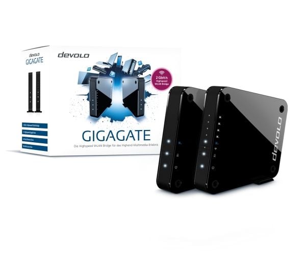 Devolo GigaGate, 1733 Mbit/s, Ethernet/bredbåndsforbindelse, Sort