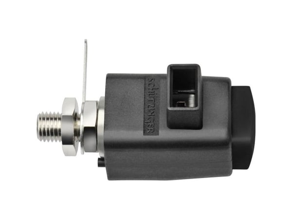 Schützinger SDK 801 / SW sikkerhets-lyntrykk-klemme sort 16 A (1 stk.)