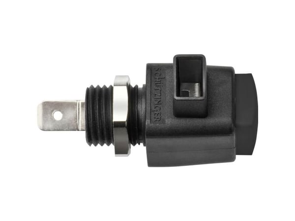 Schützinger ESD 798 / SW sikkerhets hurtigklemmeklemme sort 16 A 1 stk