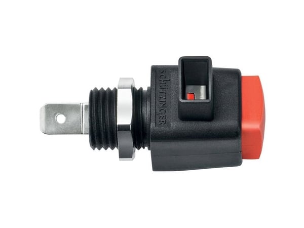 Schützinger ESD 798 / RT sikkerhets-lyntrykk-klemme rød 16 A (1 stk.)