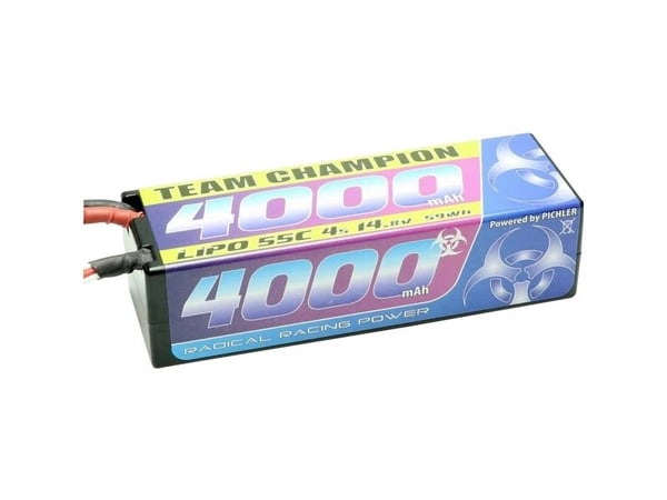Pichler Modellbau batteripakke (LiPo) 14,8 V 4000 mAh, celletall: 4, 55 C, Hardcase, Deans, T-kontakt
