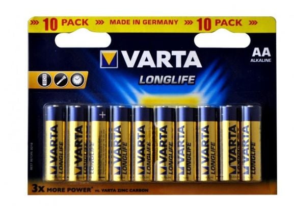 Varta Longlife 4106 - Batteri 10 x AA-type - Alkalisk