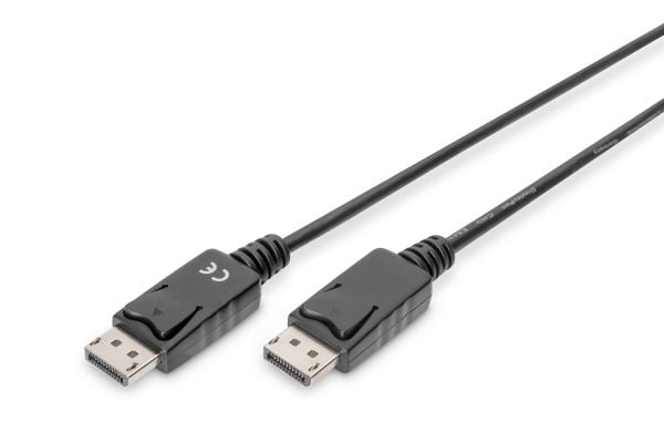 ASSMANN - DisplayPort kaapeli - DisplayPort (han) til DisplayPort (han) - 2 m - formet - sortti