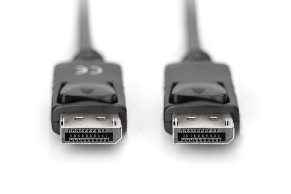 ASSMANN - DisplayPort kaapeli - DisplayPort (han) til DisplayPort (han) - 2 m - formet - sortti
