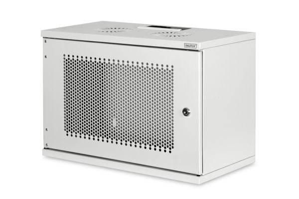 DIGITUS Professional Soho Series DN-19-07U-S-PD - Skap - veggmonterbar - grå, RAL 7035 - 7U - 19"