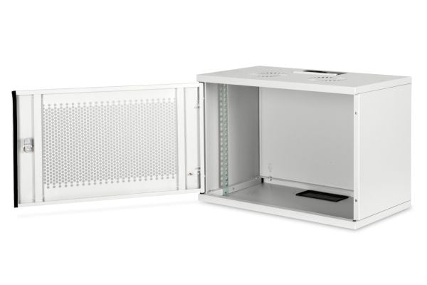 DIGITUS Professional Soho Series DN-19-07U-S-PD - Skap - veggmonterbar - grå, RAL 7035 - 7U - 19"