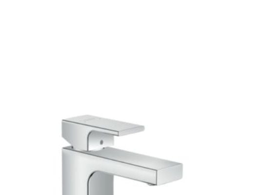 hansGrohe Vernis Shape 1-grebs håndvaskarmatur 100, med løft-op bundventil, krom