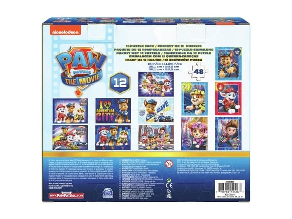Paw Patrol 12 in 1 palapelit