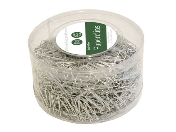 Papirclips 32 mm 500g