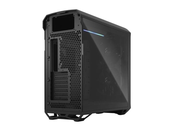 Fractal Design Torrent - Tower - utvidet ATX (E-ATX) - sidepanel med vindu (herdet glass) - ingen strømforsyning (ATX) - svart - USB/lyd