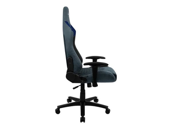 AeroCool DUKE - Stol - ergonomisk - armlener - T-formet - tipping - roterende - mikrofiber, kullstoff-fiber, leatherette, semsket, høydensitetsskum...