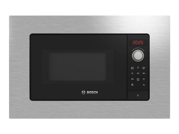 Bosch Serie | 2 BFL623MS3 - Mikrobølgeovn - innebygd - 20 liter - 800 W - rustfritt stål