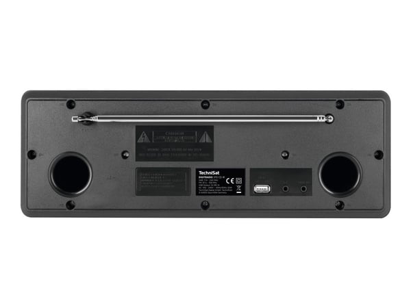 TechniSat DigitRadio 370 CD IR - Lydsystem - 2 x 5 watt - svart