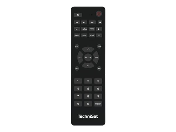TechniSat DigitRadio 370 CD IR - Lydsystem - 2 x 5 watt - svart