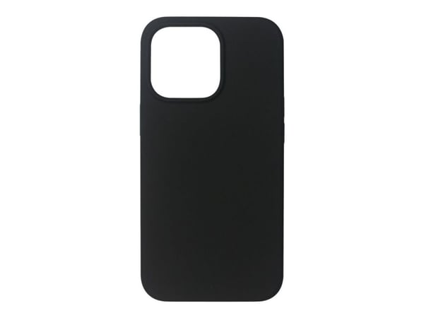 eSTUFF Black silk-touch silicone case for iPhone 13 Pro, Suojus, Apple, iPhone 13 Pro, 15,5 cm (6.1"), Musta