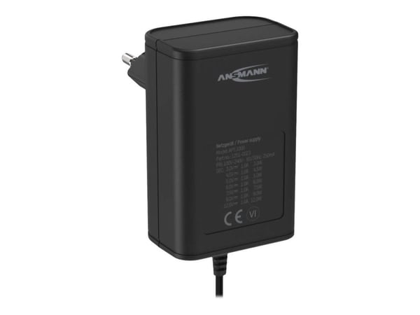 ANSMANN APS 1000 - Strømforsyning - 12 watt - 1 A - svart - Europa
