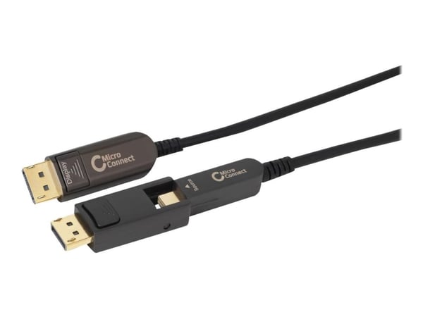 MicroConnect Premium - DisplayPort-kabelsett - DisplayPort 1.4 - støtter 8K 60 Hz (7680 x 4320) - Sort (DP-MMG-5000MBV1.4OP)