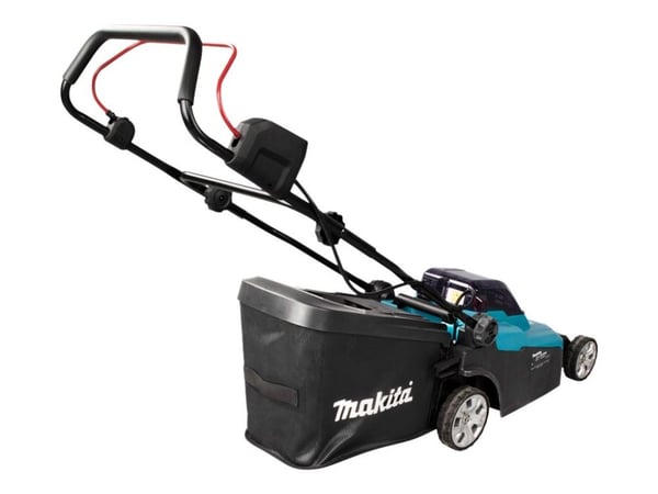 Makita DLM382PM2, 560 m², 38 cm, 2 cm, 7,5 cm, 40 L, 4 renkaita