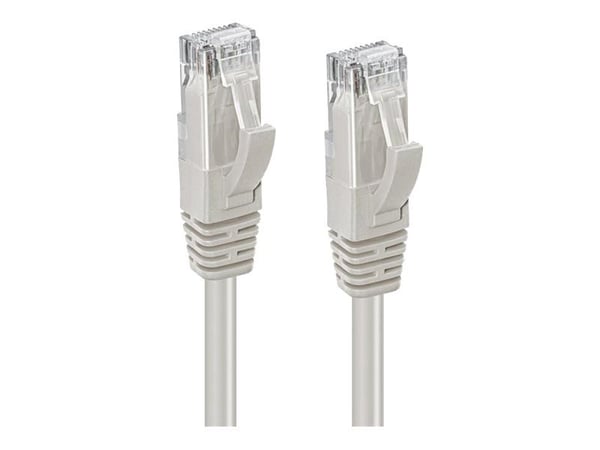MicroConnect - Koblingskabel - RJ-45 (hann) til RJ-45 (hann) - 25 cm - 5 mm - UTP - CAT 6a - halogenfri, innendørs, formstøpt, rund, uten hindringe...