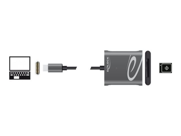 Delock - Kortläsare (XQD, XQD 2.0) - USB-C