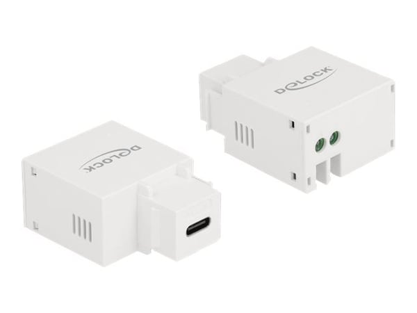 Delock - Strømadapter - 10.5 watt - 2.1 A (USB-C) - hvit
