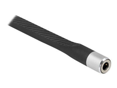 Delock - Audioadapter - USB-C (hann) til 4-polsminijakk (hunn) - 10 cm - flat - svart