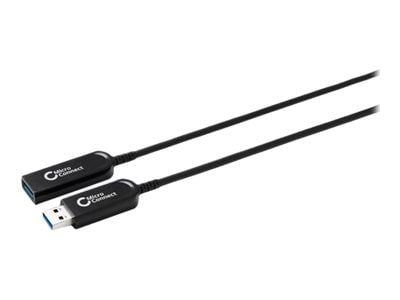 MicroConnect Premium - USB-förlängningskabel - USB typ A (hane) till USB typ A (hona) - USB 3.2 Gen 1 - 15 m - Active Optical Cable (AOC) - svart