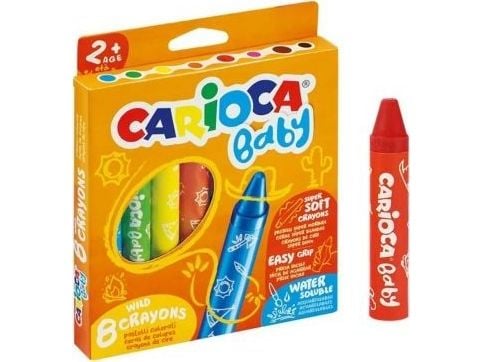 Carioca 42892, Soft (myk), Flerfarget, 8 stykker