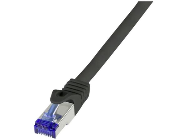 LogiLink C6A113S, 20 m, Cat6a, S/FTP (S-STP), RJ-45, RJ-45, Sort
